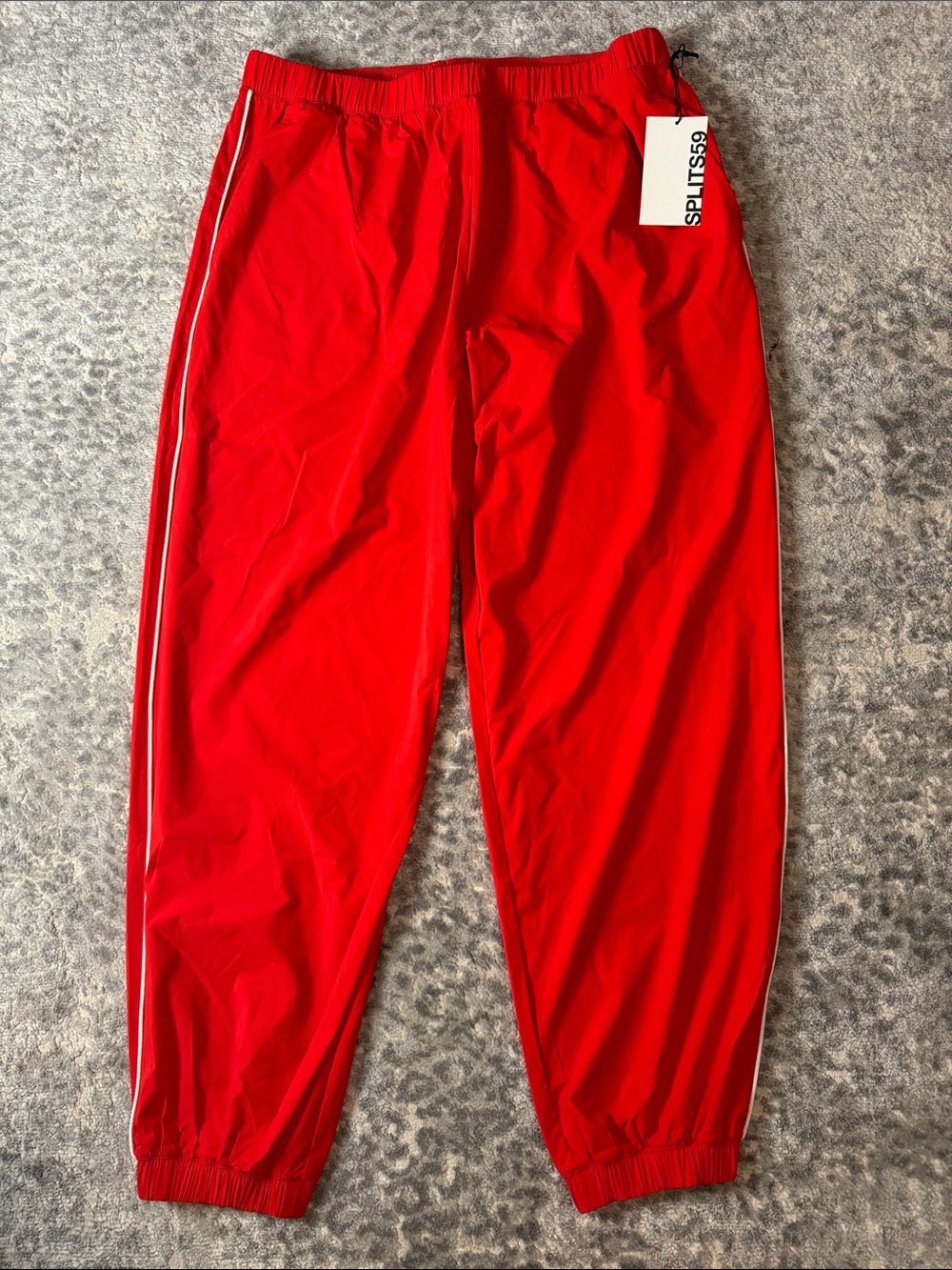 Splits59 Megan Woven Nylon Jogger W/ Piping